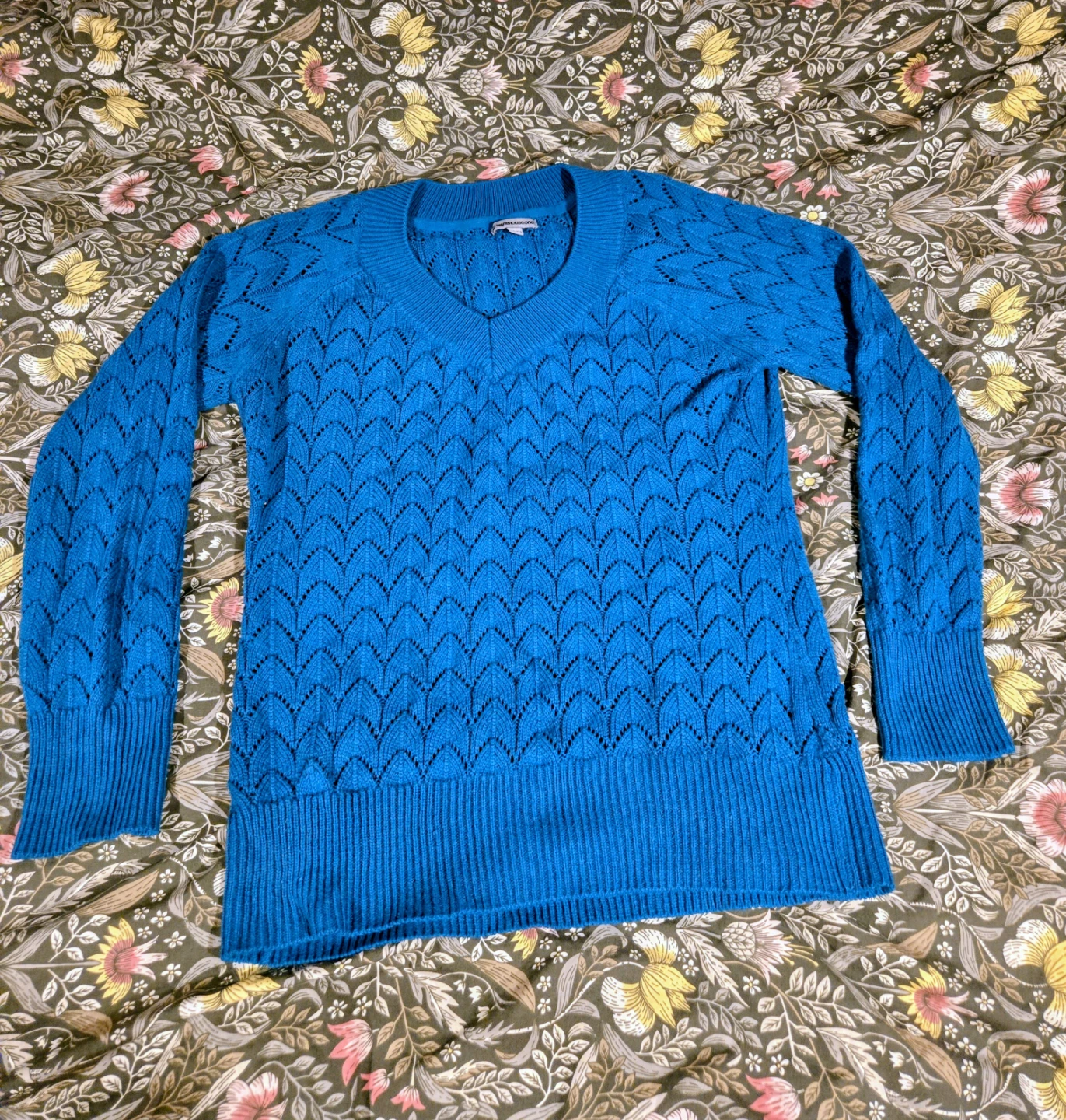 Warehouse One Blue Knit Sweater xxl