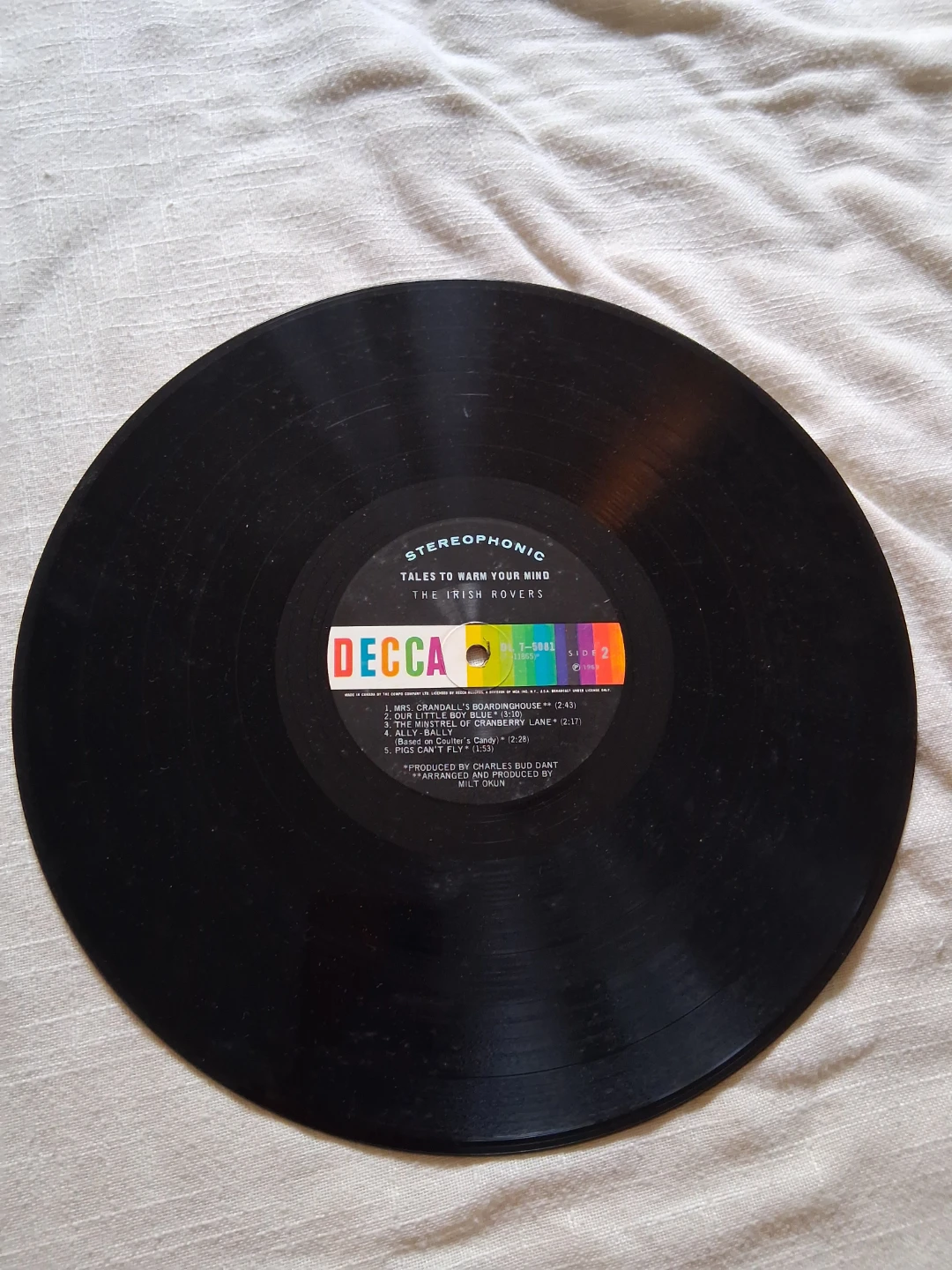 The Irish Rovers Tales to Warm Your Mind Vinyl LP Record - photo 4