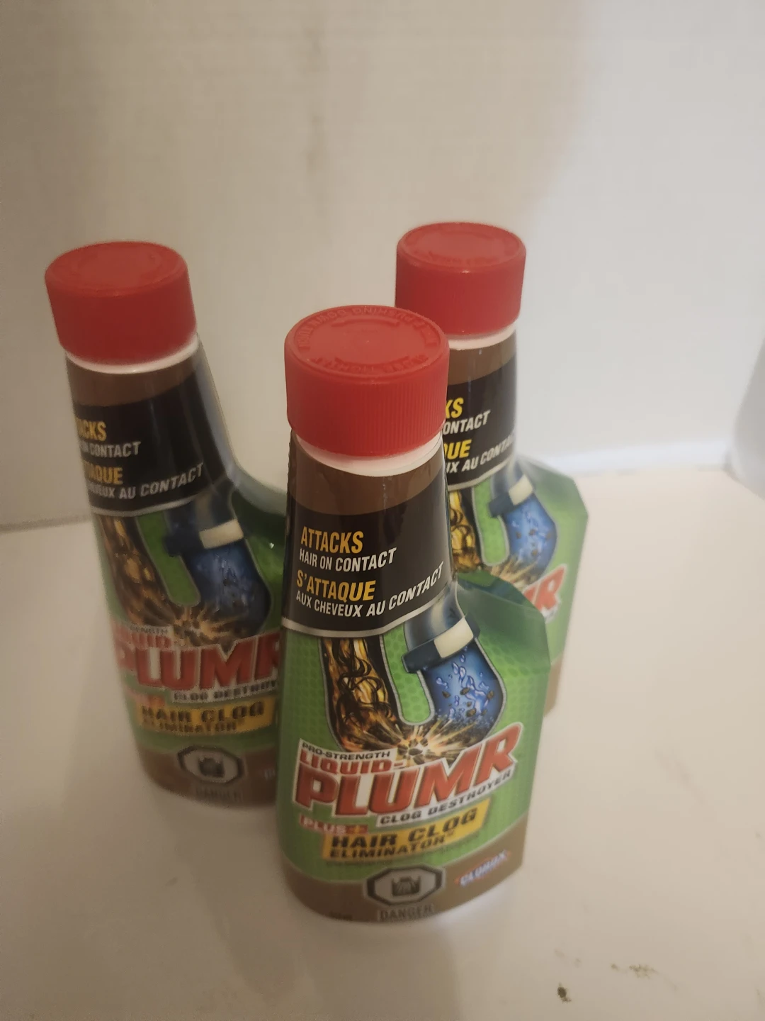 Liquid Plumber Hair Clog Eliminator - 3 Pack