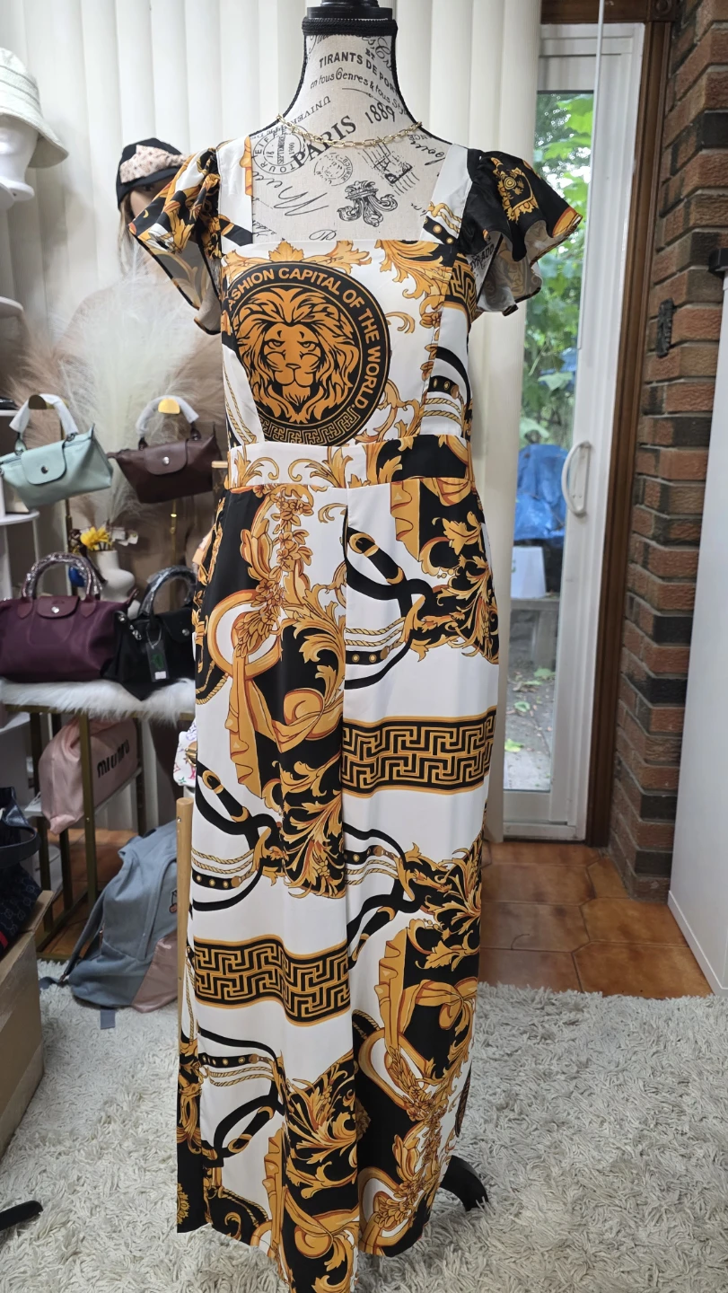Women's Patterned Jumpsuit