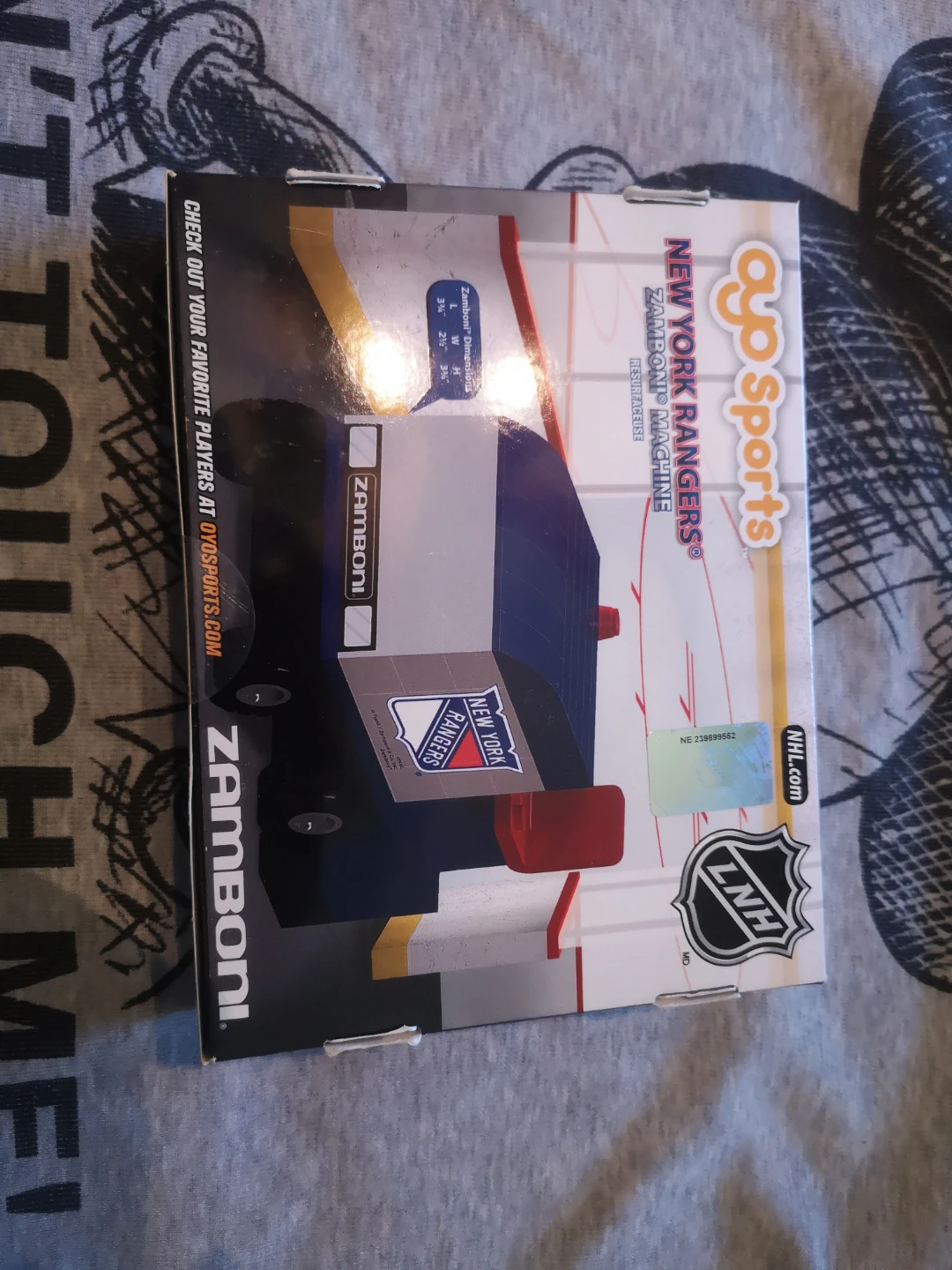 Oyo Sports New York Rangers Zamboni Machine Building Set