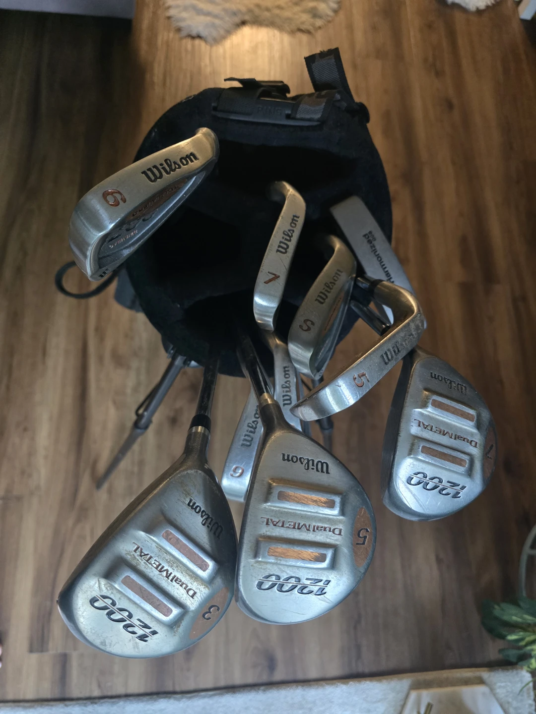 Wilson Golf Club Set/Ping Crown Isle Golf Bag + Accessories - photo 2