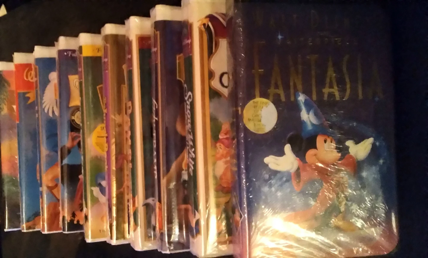 DISNEY VHS SEALED LOT - 10 VINTAGE CLAMSHELL VIDEOS - photo 5