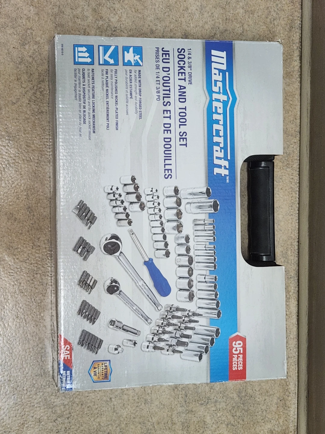 Mastercraft 95-Piece Socket and Tool Set