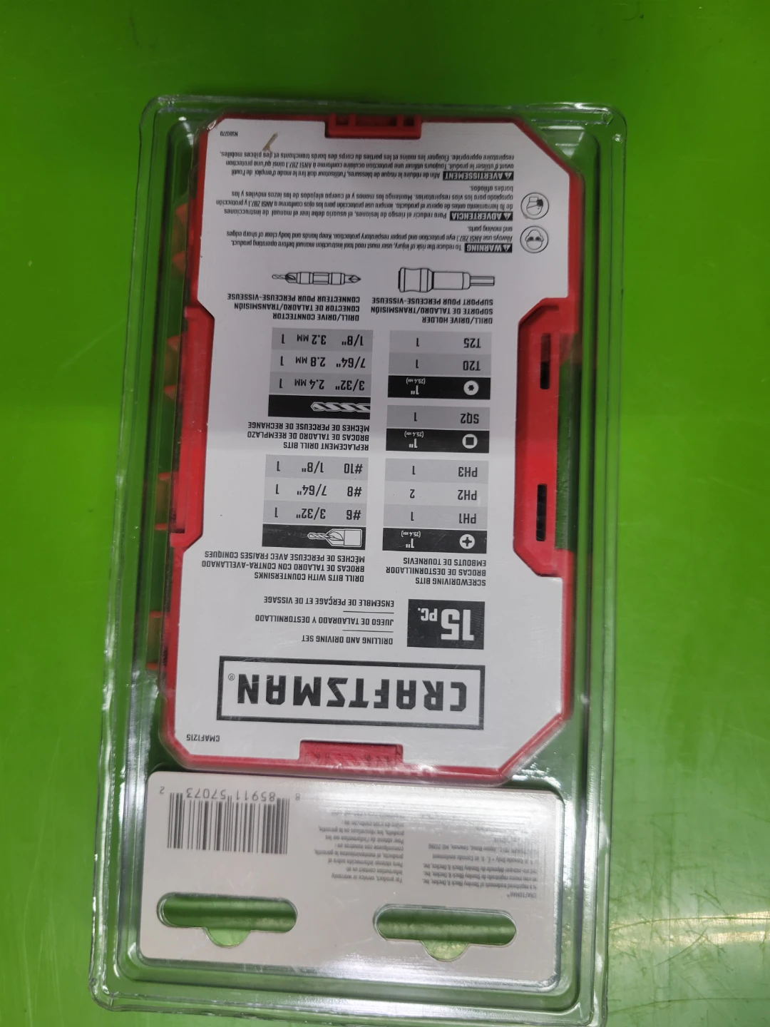 Craftsman 15 Piece Drill and Driver Bit Set - photo 3