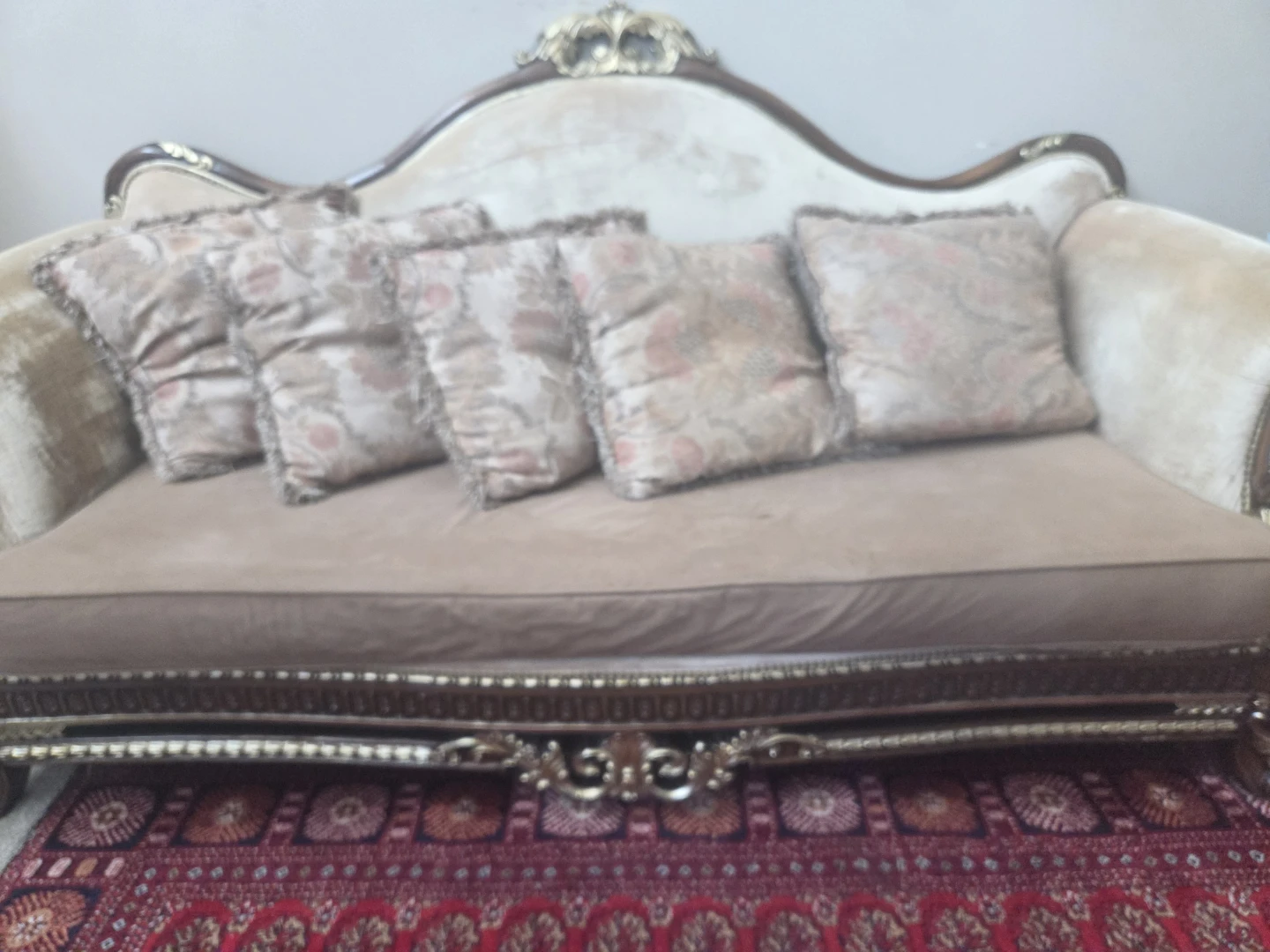 Victorian-Style 3-Piece Sofa Set – Must Go Tomorrow