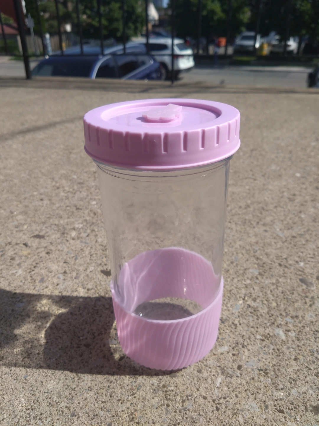 Pink Glass Tumbler