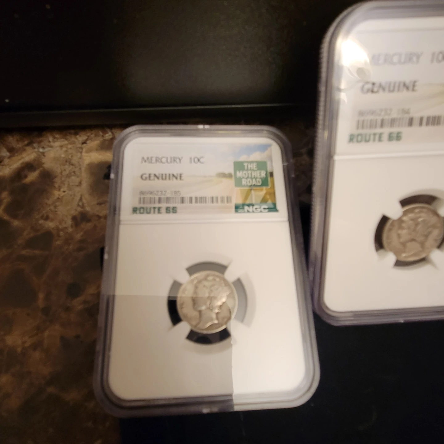 Mercury Dime 10C Coin - 1942 & 1943 - photo 3