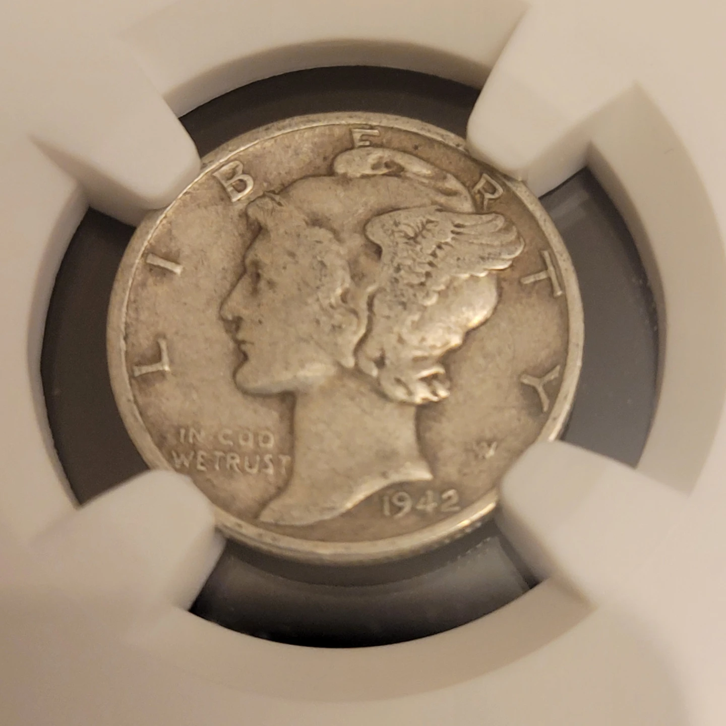 Mercury Dime 10C Coin - 1942 & 1943 - photo 4