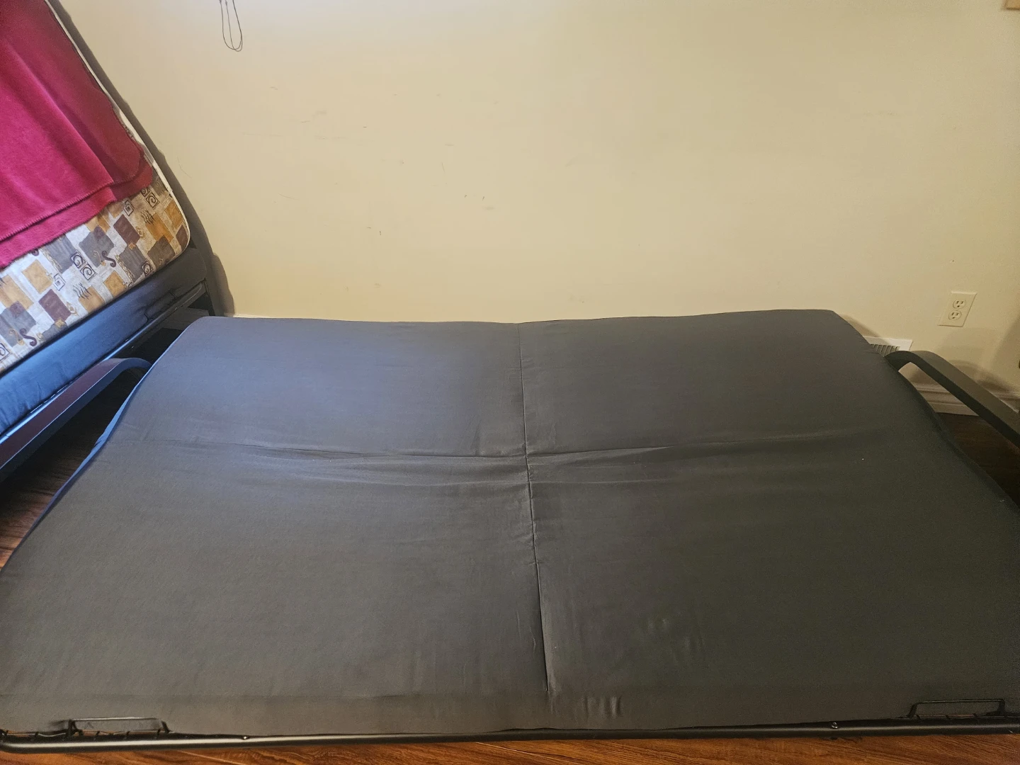 Grey Futon Sofa Bed - photo 2