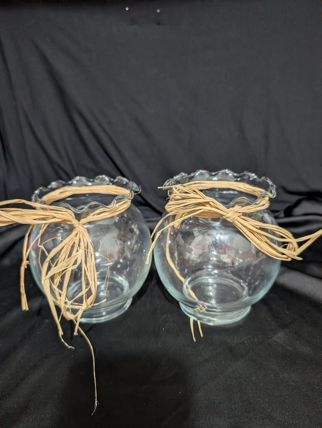 Set of 7 Clear Glass Vases - photo 2
