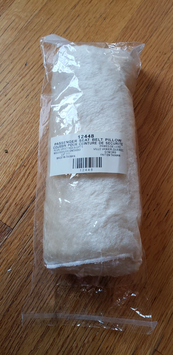Passenger Seat Belt Pillow New