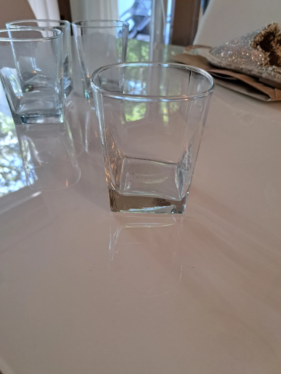 Set of 4 Square Glass Tumblers - photo 2