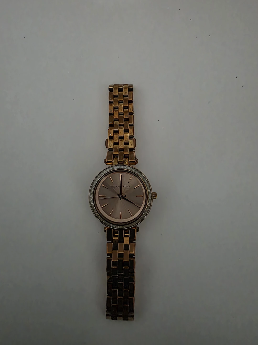 Authentic Michael Kors women’s watch in rose gold tone