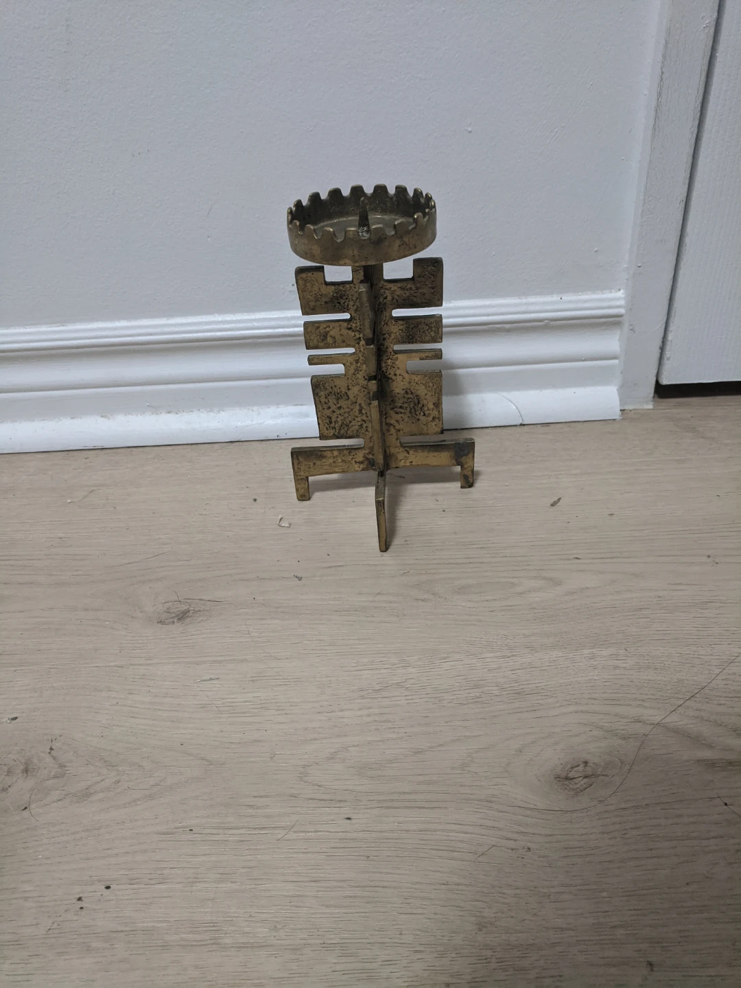 Vintage Brass Candlestick Holder