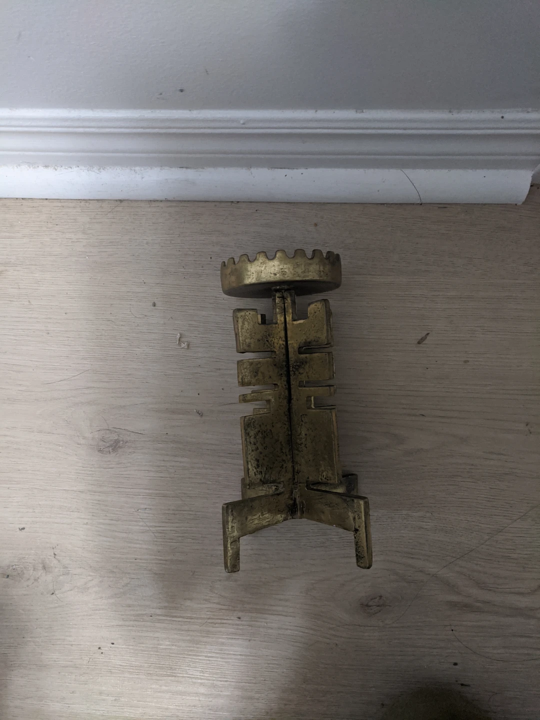 Vintage Brass Candlestick Holder - photo 2