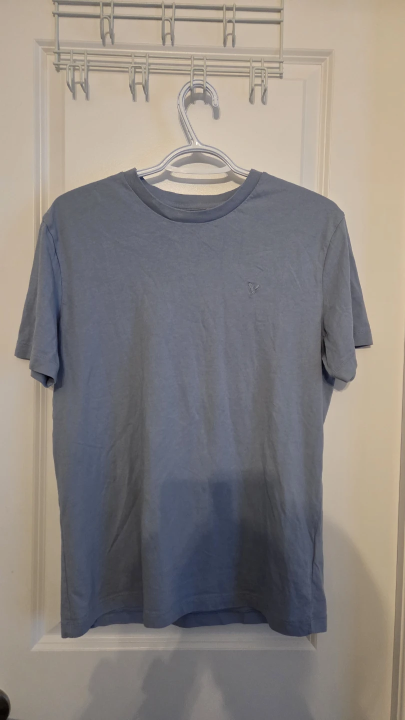 Mens ice blue American eagle tshirt