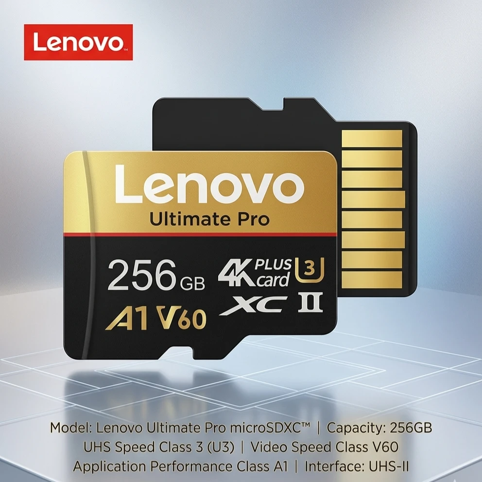 Lenovo Ultimate Pro 256GB microSDXC UHS-II Memory Card