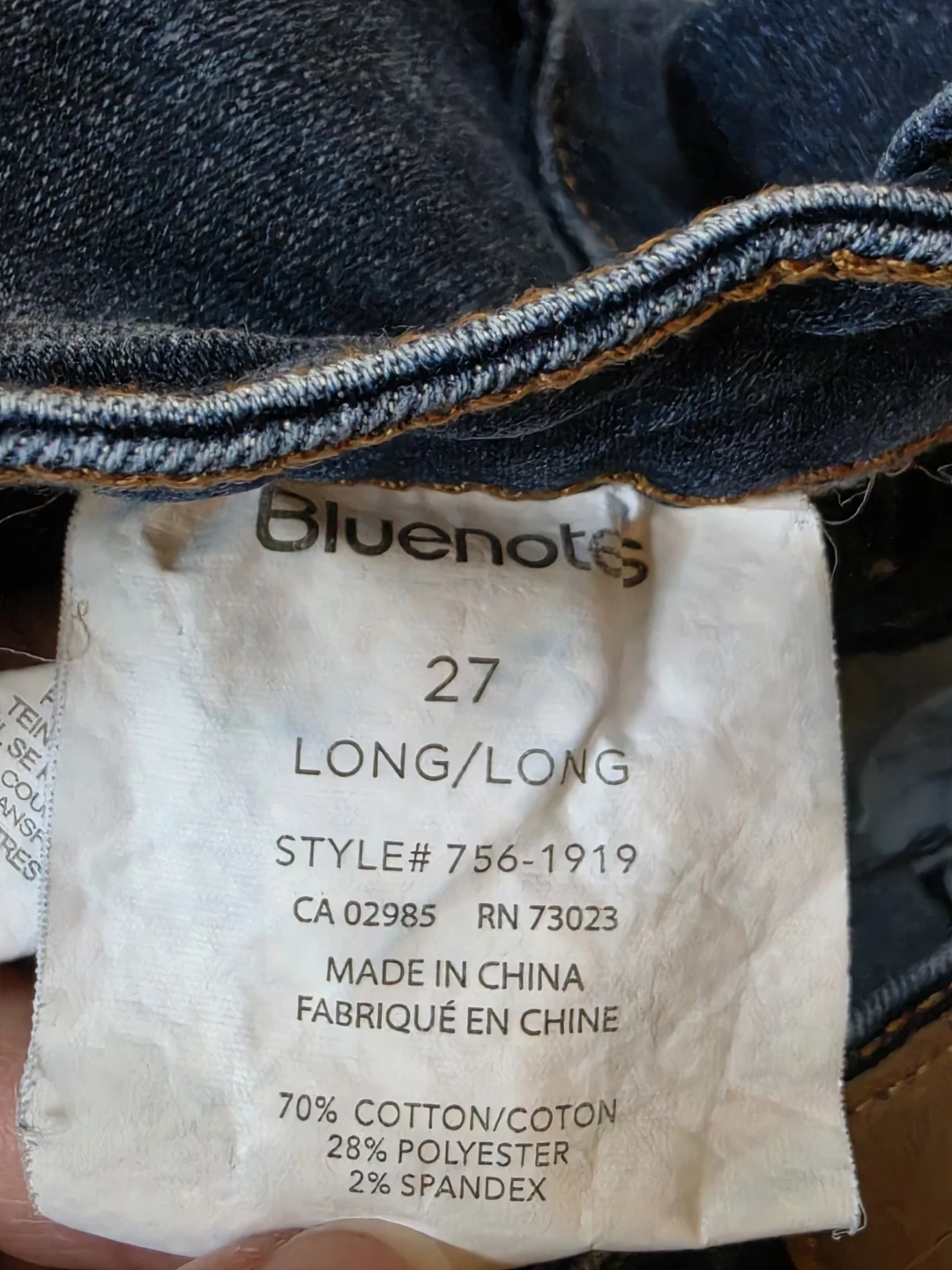 Bluenotes Denim Jeans - Size 27 - photo 4