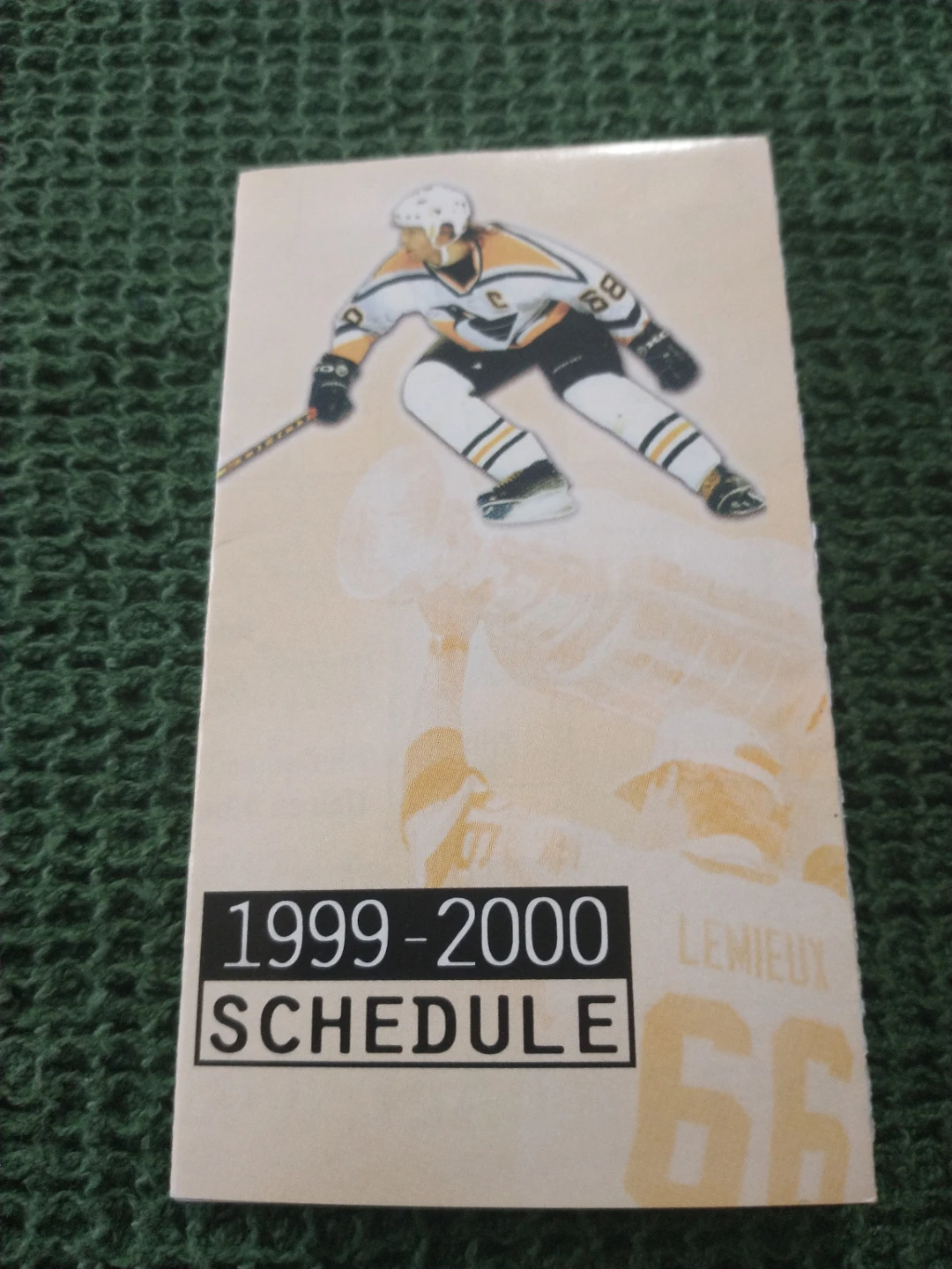 1999-2000 Pittsburgh Penguins Schedule Jaromir Jagr