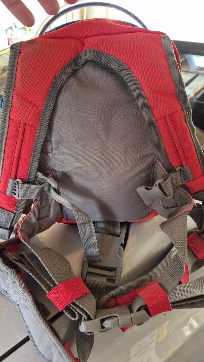 Dog Moxone Red Backpack with Harness - photo 2