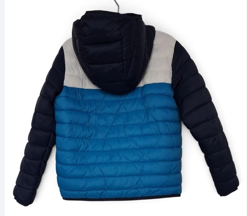 George. Puffer Jacket - Blue/White/Navy - M/M (7-8) - photo 2