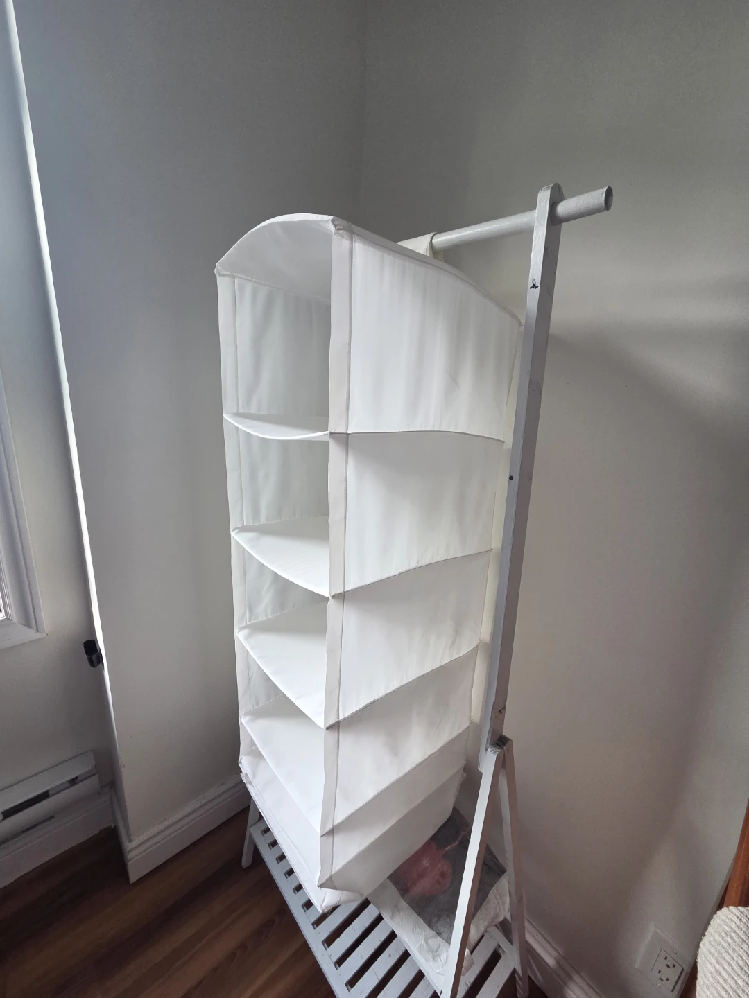 SKUBB White hanging organizer, 6 shelves - photo 4