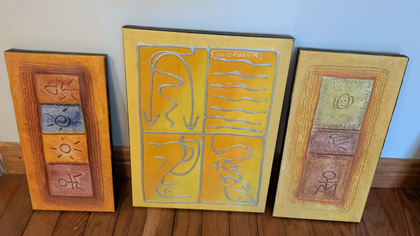 Set of 5 Artistic Wall Hangings - photo 2