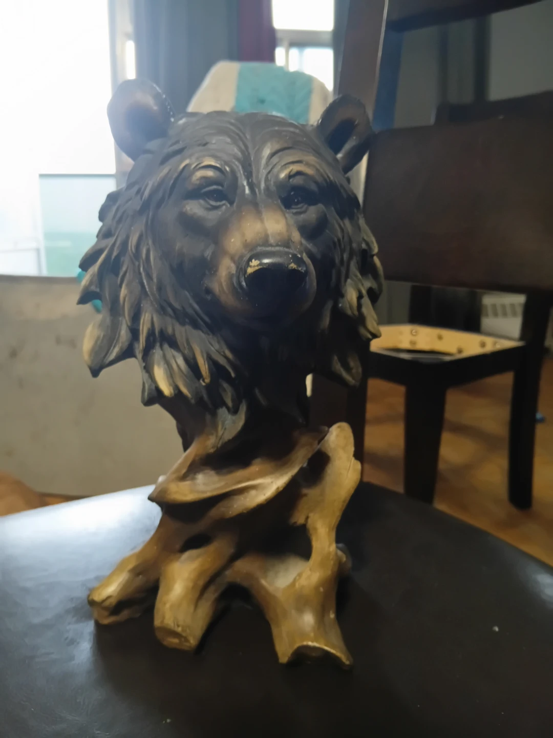 Bear Head Sculpture ceramic