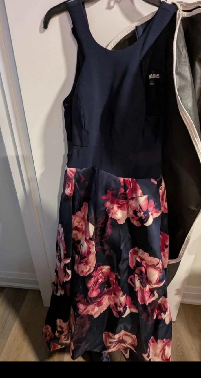 Melanie Lyne Navy Floral Dress