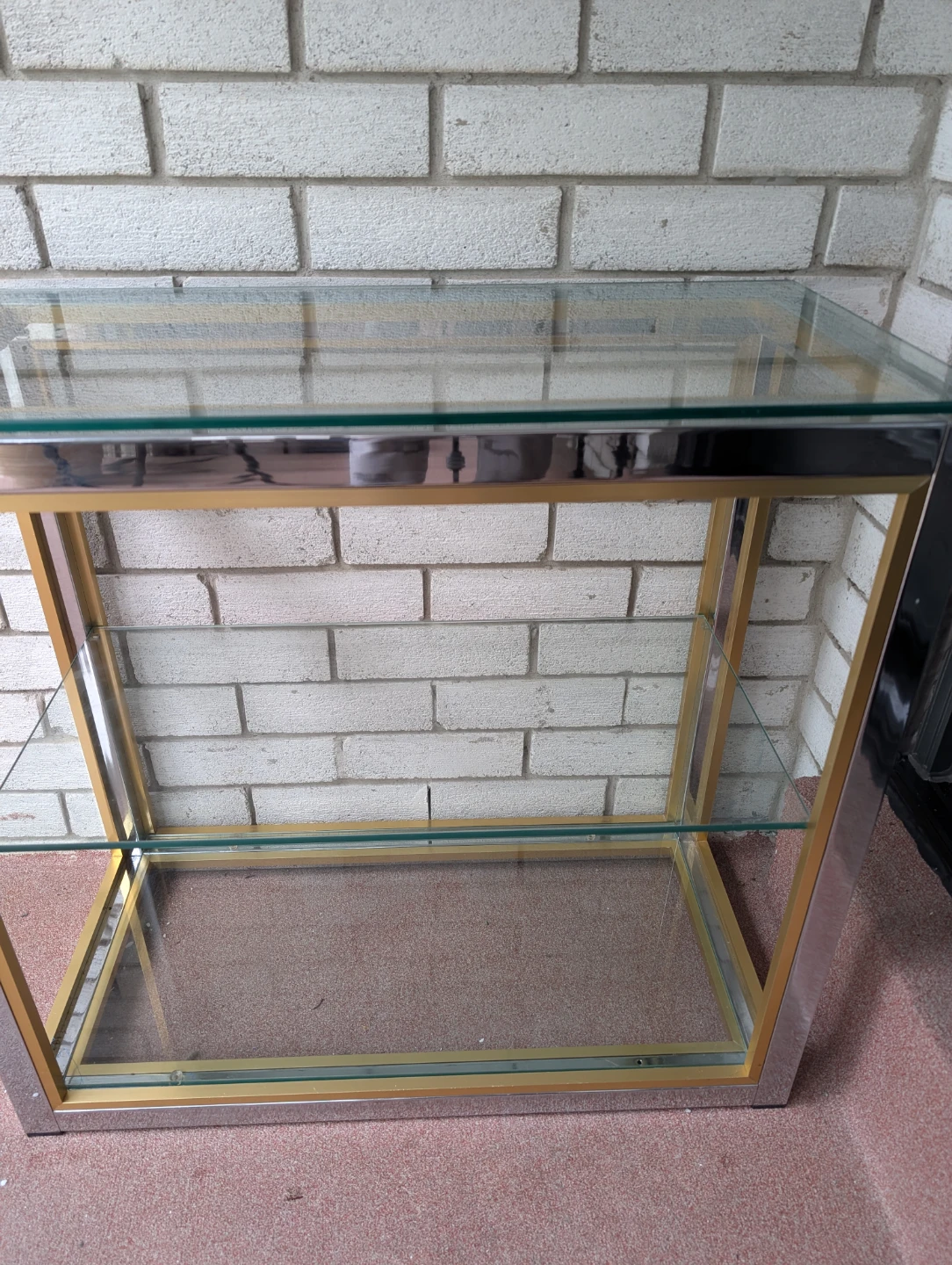 Glass and Chrome Display Shelf - photo 3