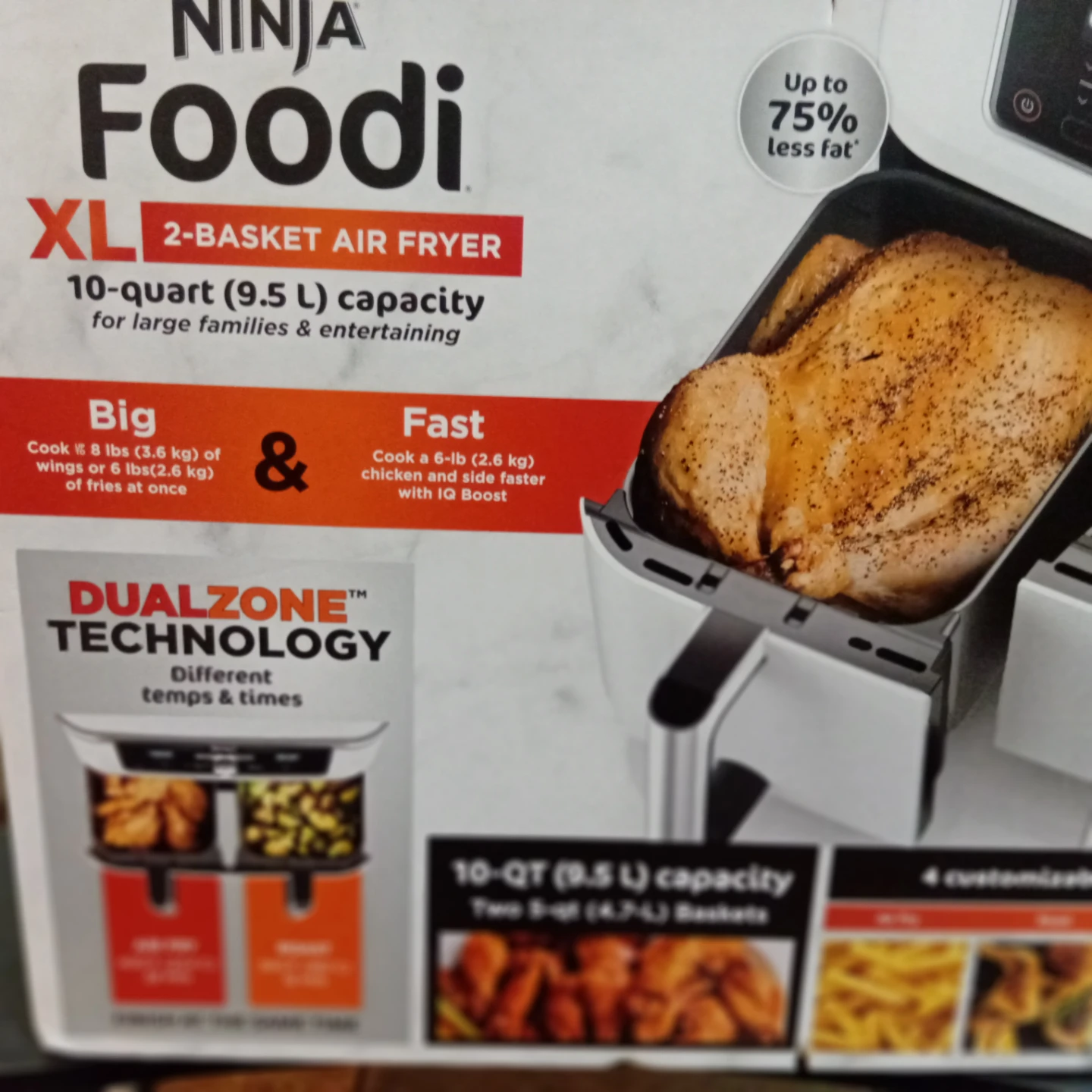 Ninja Foodi XL 2-Basket Air Fryer