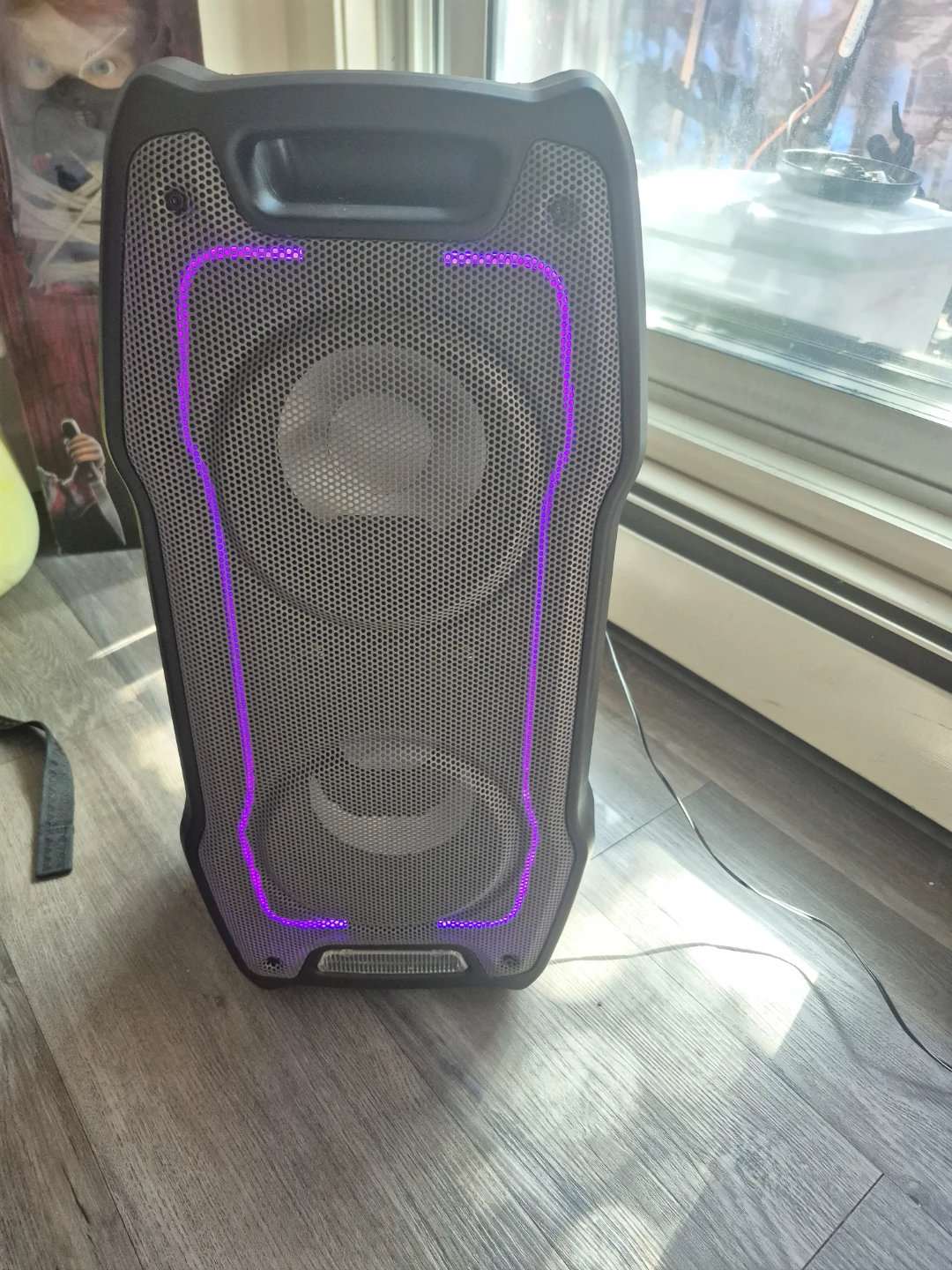 Sharp Portable Bluetooth Speaker with Lights - photo 2