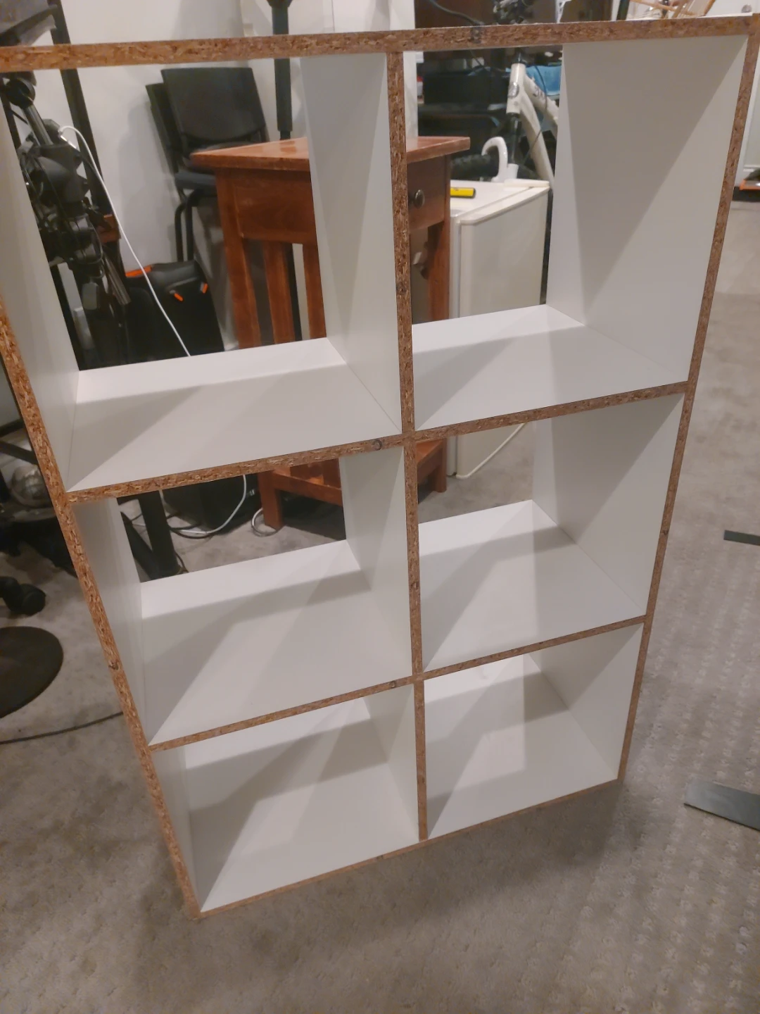 White 6-Cube Storage Shelf - photo 5