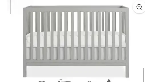 Baby crib and mattress for 1-5 year New