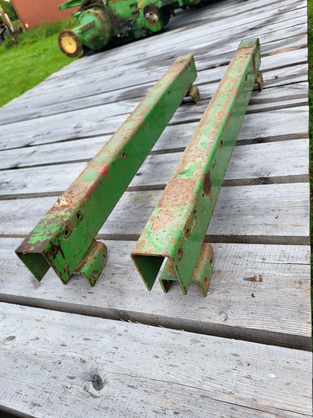 Riser Blocks for JD Wagon Running Gear