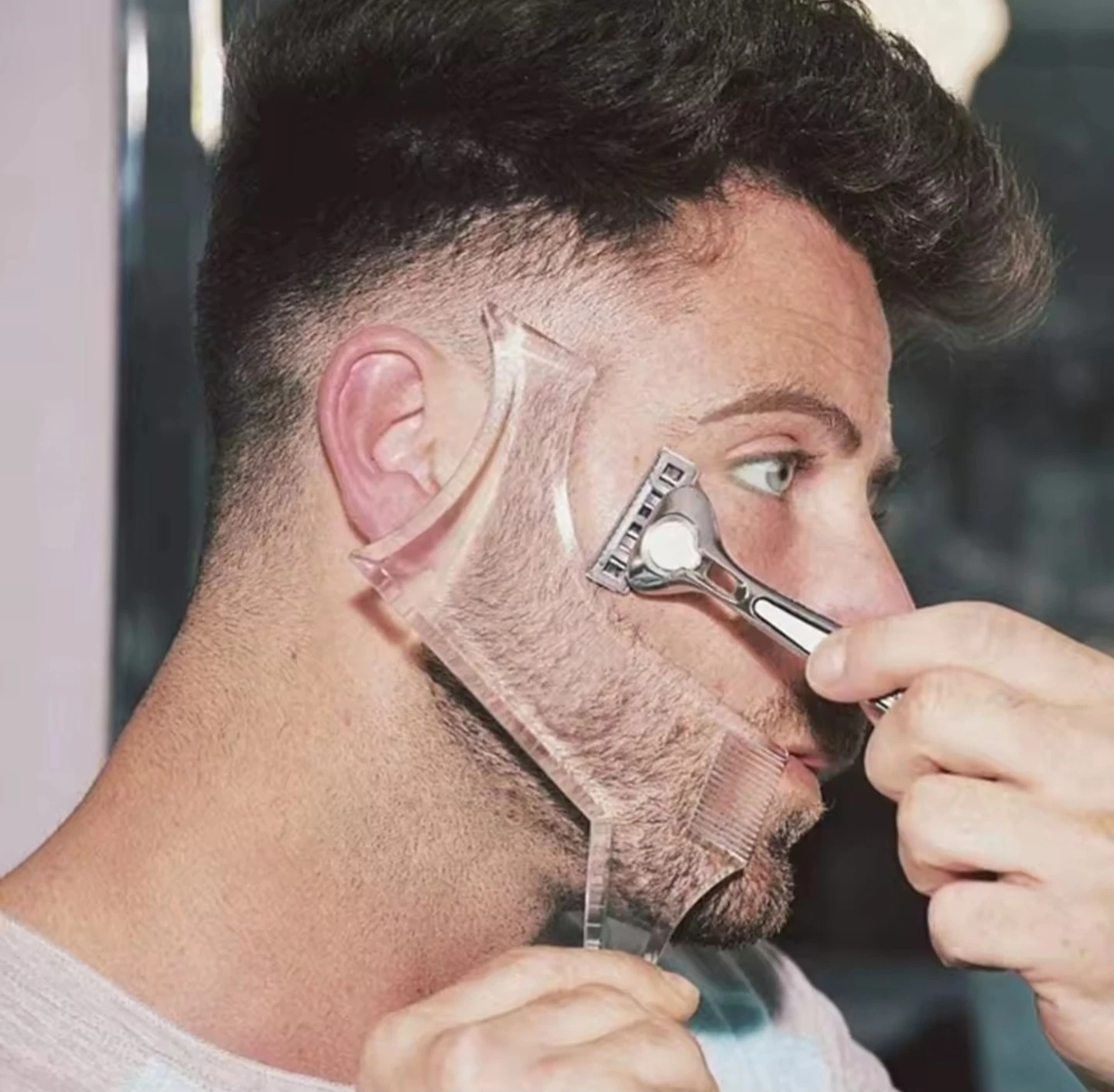 The First Beard Shaper Tool