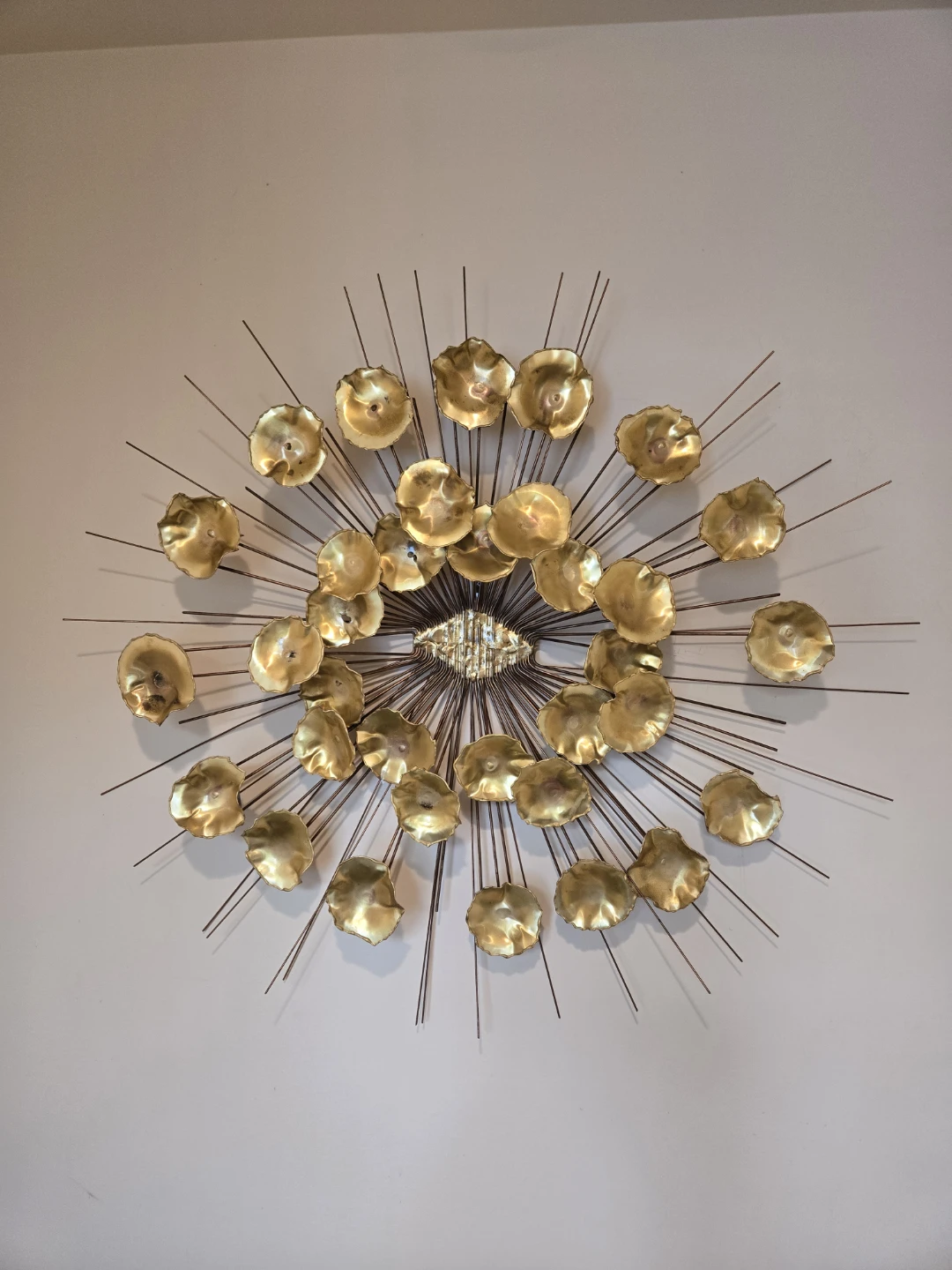 Gold Starburst Wall Art