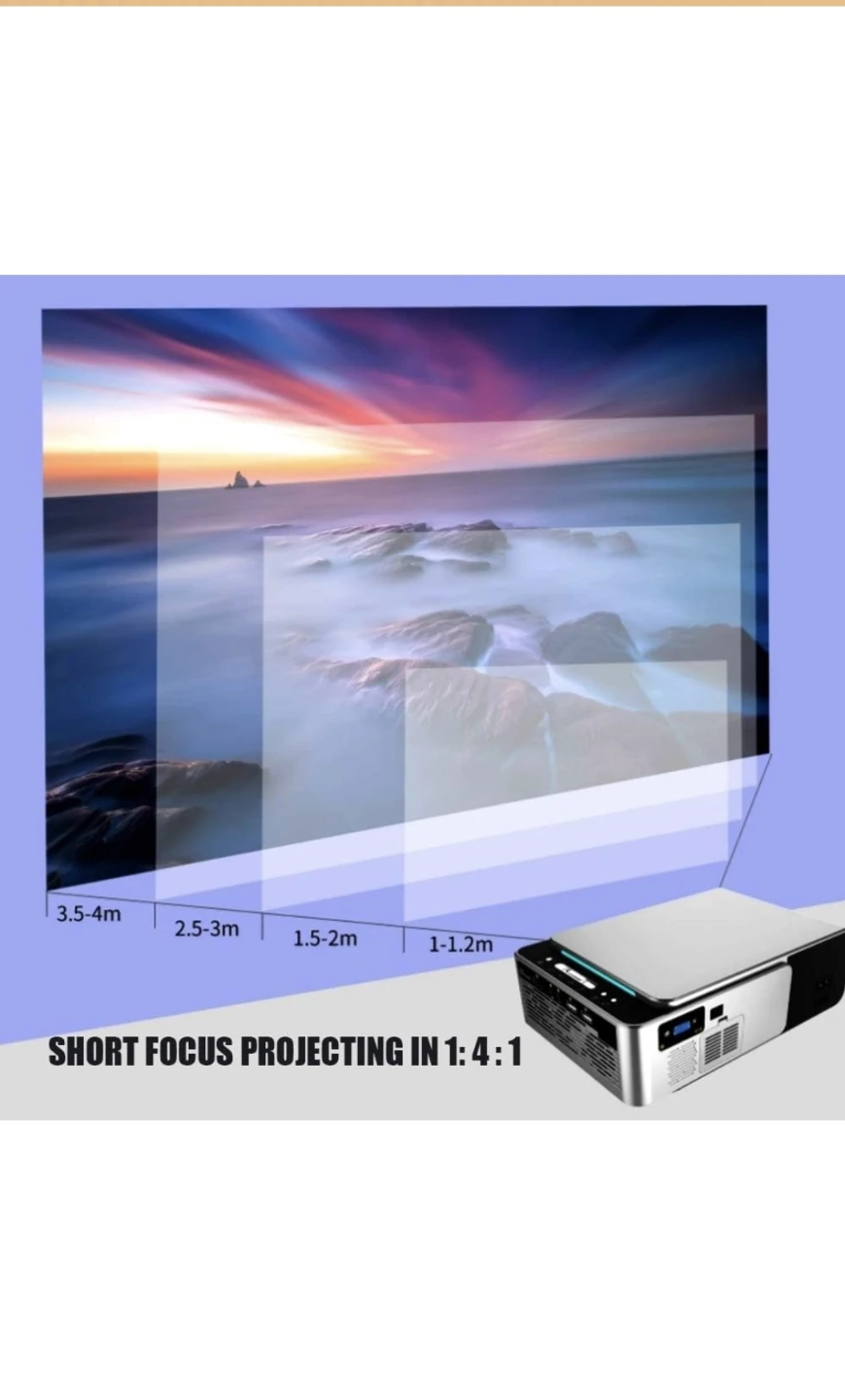 New International Version LED HD Projector LEDFull HD Projector - photo 2