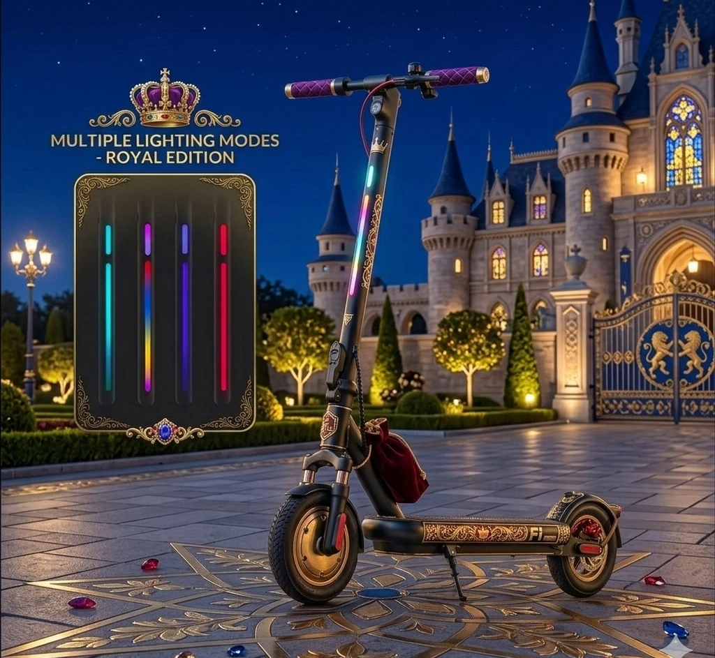 Royal Edition Electric Scooter with Multiple Lighting Modes - photo 3