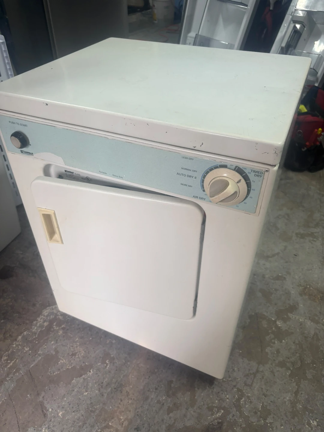 Kenmore Portable Heavy Duty Electric Dryer