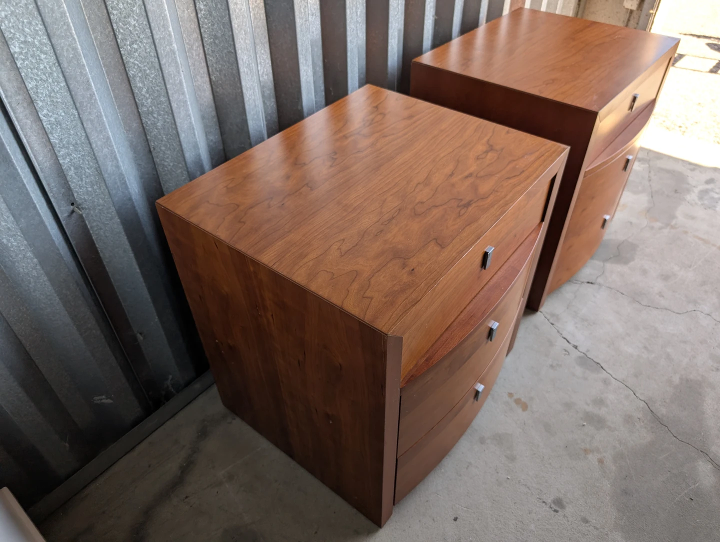 Wooden Nightstands (Set of 2) - photo 4