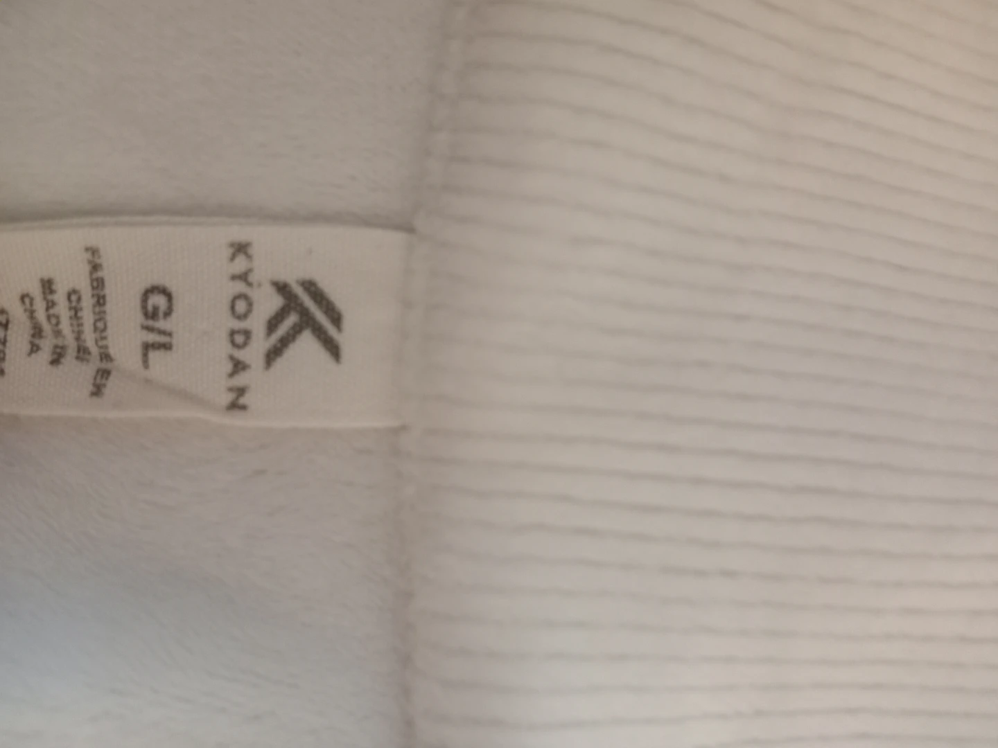 Kyodan White Pullover Sweatshirt G/L - photo 2