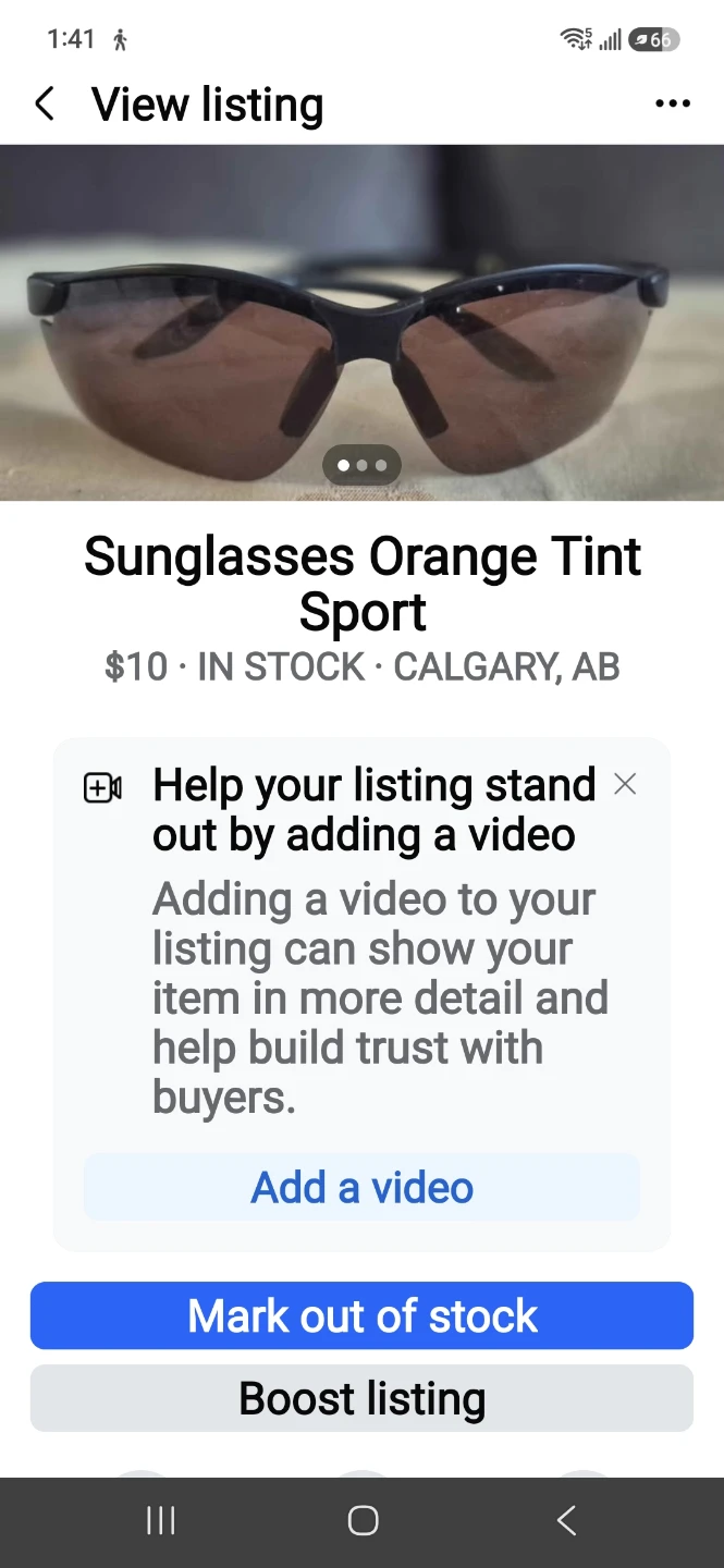 Tinted Sunglasses