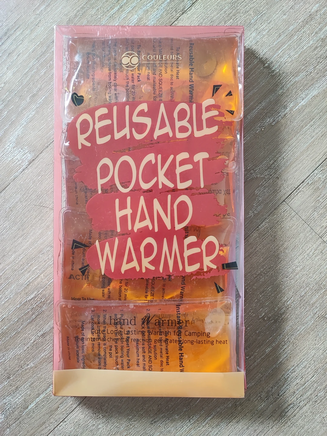 COOLEORS Reusable Pocket Hand Warmer Set