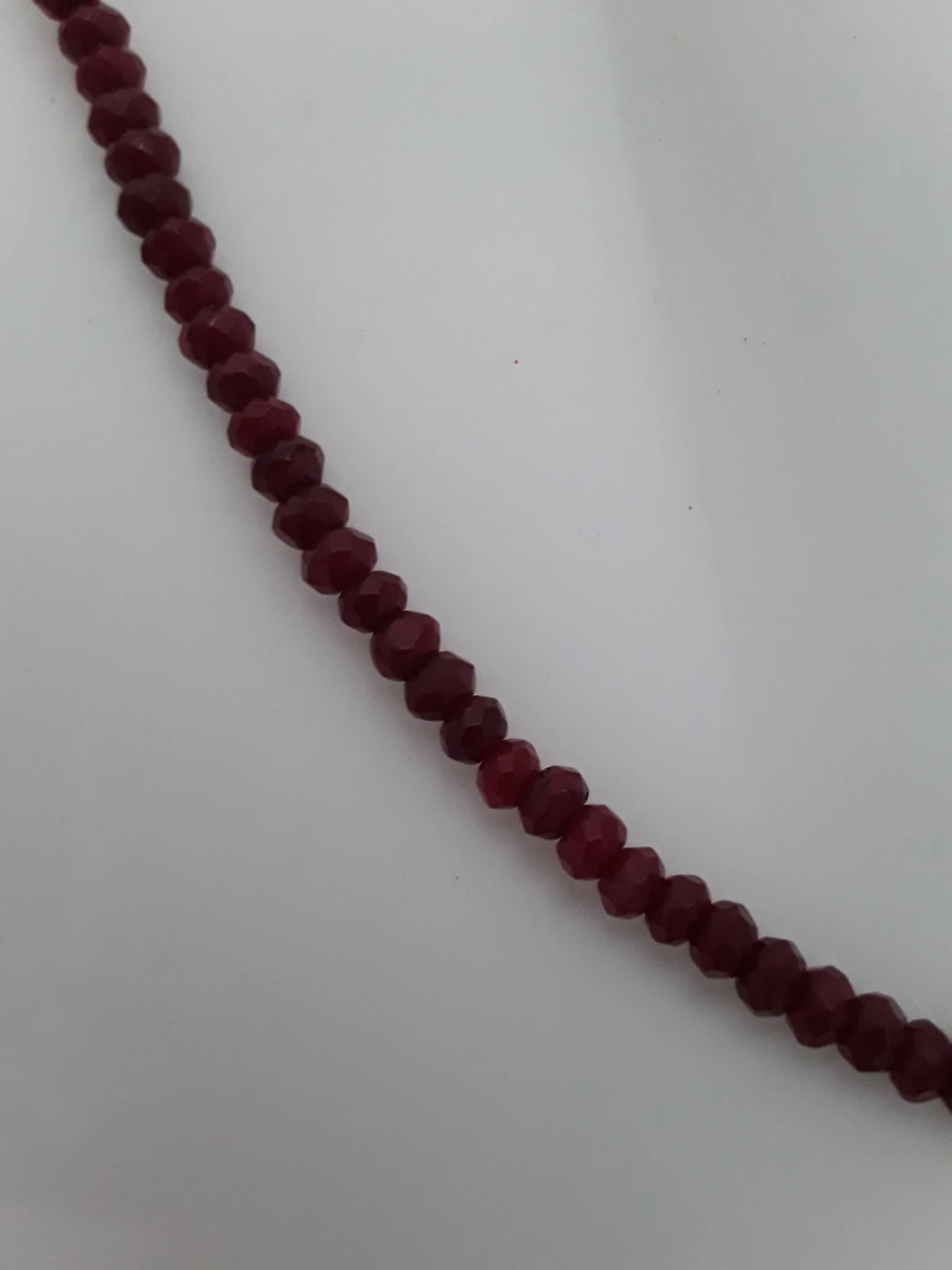 GENUINE RUBY STONES NECKLACE - photo 2
