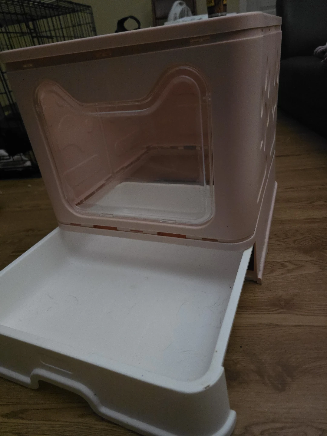 Pink Cat Litter Box with Drawer - photo 3