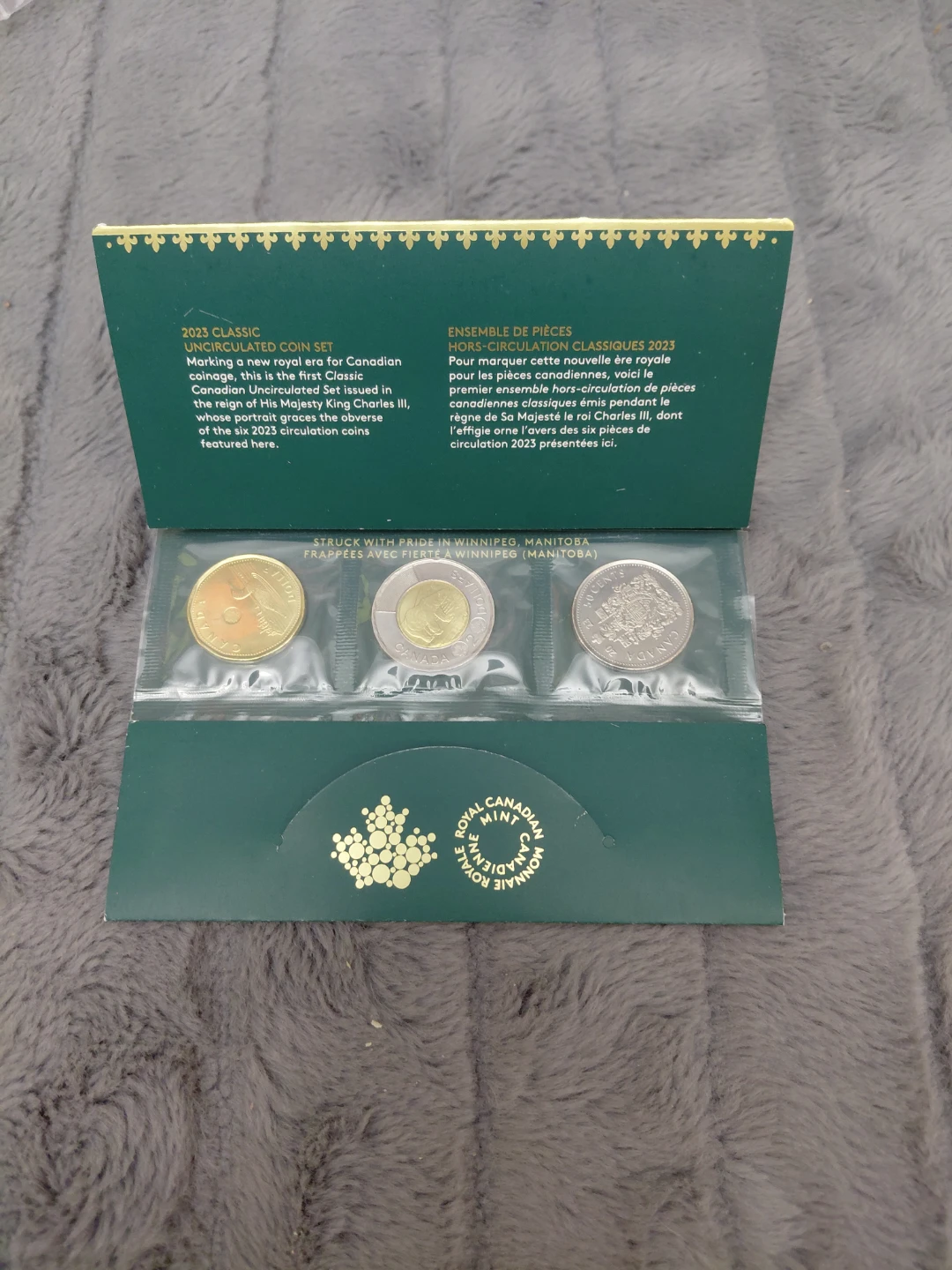2023 Classic Uncirculated Coin Set - King Charles III