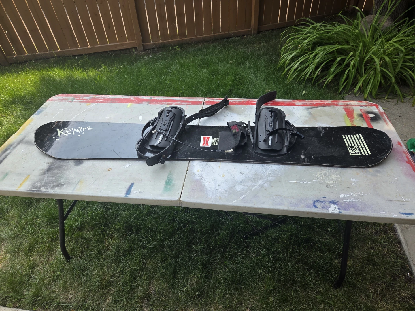 Kemper Snowboard with Bindings