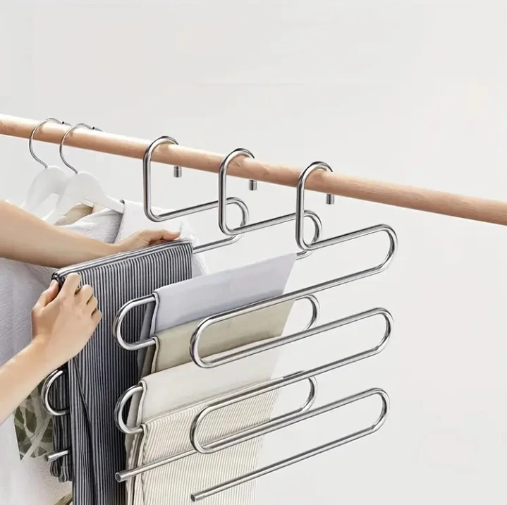 (BRAND NEW) S-Shaped Multi-Layer Hanger for Pants and Towels - photo 5
